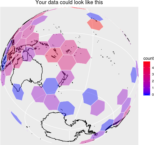 Discrete Global Grid in use