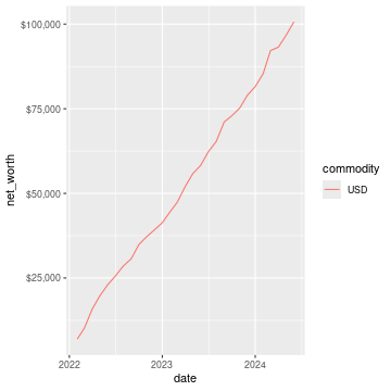 Basic net worth chart