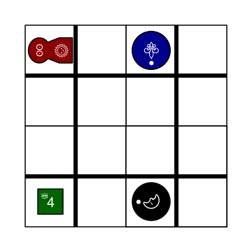 Piecepack diagram with customconfiguration